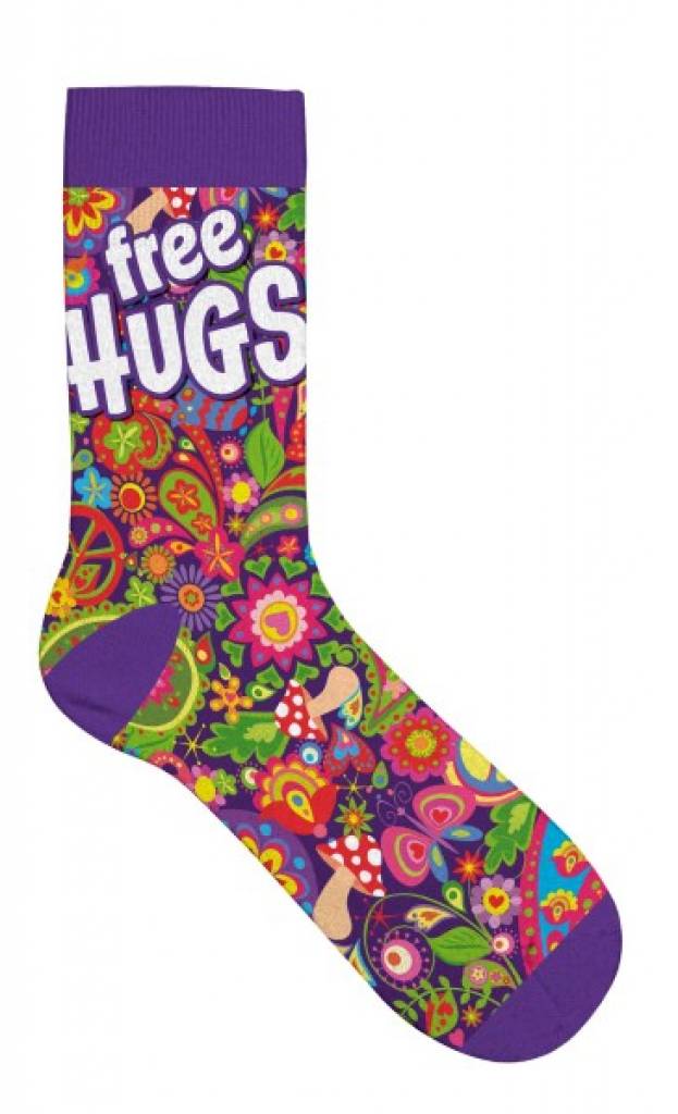 Socken "Free hugs"